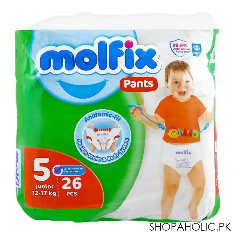 molfix pants no. 5, junior 12 17 kg, 26 pack main image