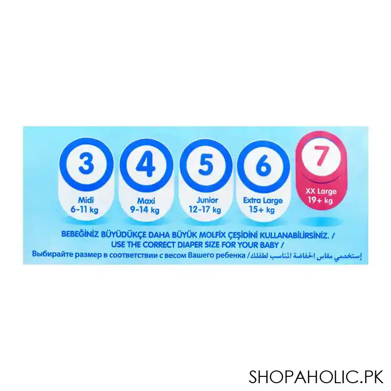 Molfix Pants No.7, XXLarge, 19+Kg, Advantage Pack Of 27 - Image 3