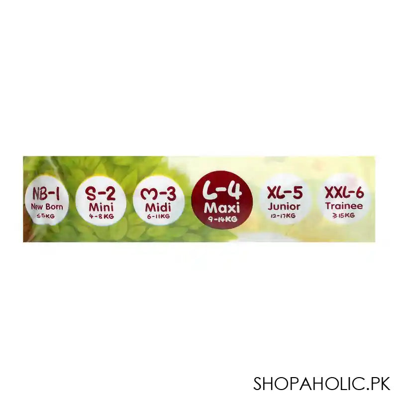 Momse Baby Diapers, L-4 Maxi, 9-14 KG, 54-Pack - Image 4
