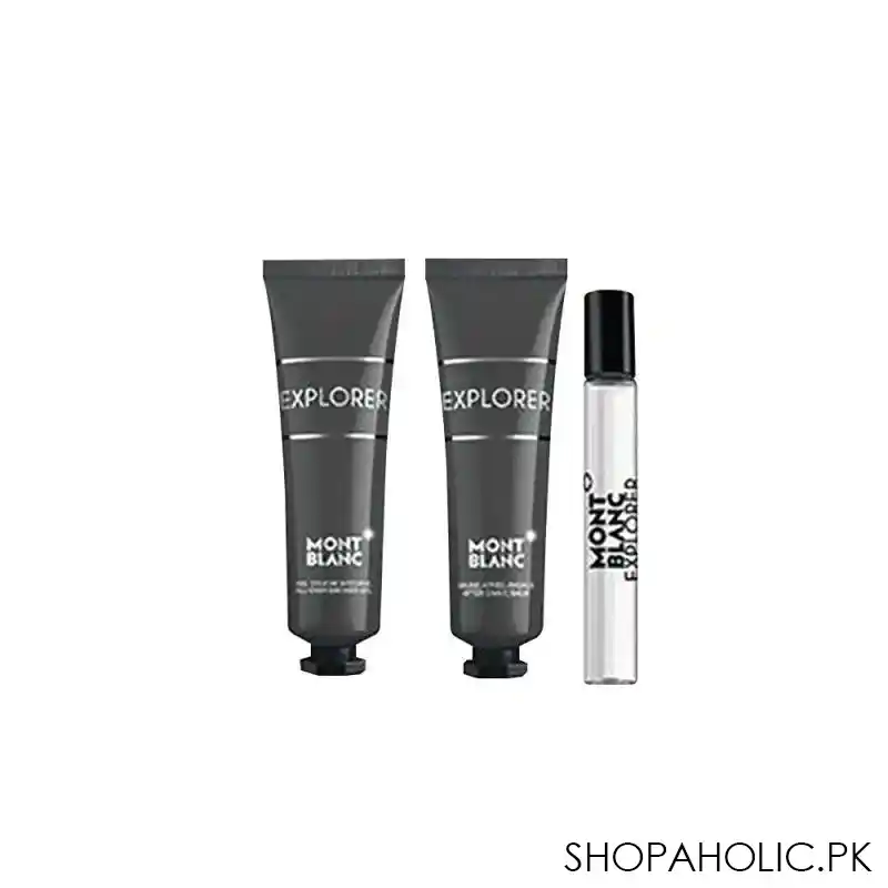 mont blanc explorer discovery kit, after shave 30ml, + shower gel, 30ml main image