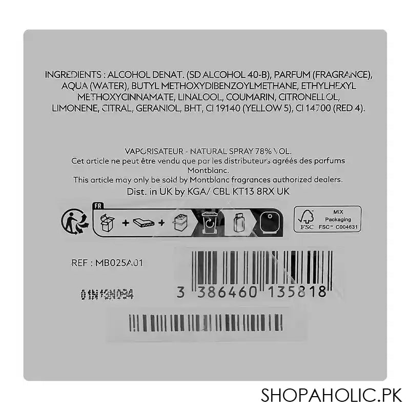 Mont Blanc Explorer Platinum Eau De Parfum, For Men & Women, 100ml - Image 4