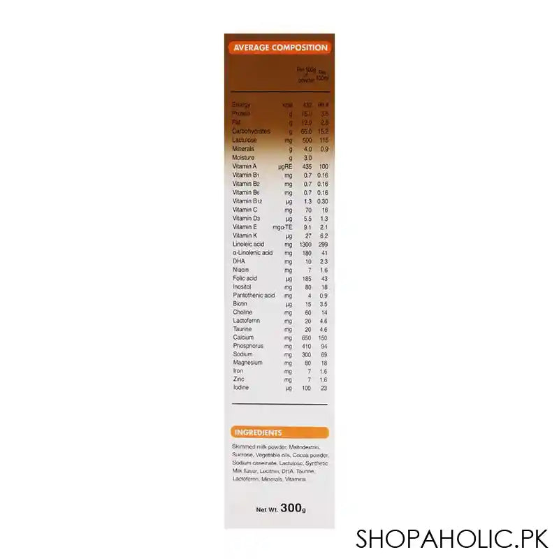 Morinaga Chil-School Growing Up Milk Stage 4 Chocolate 300gm - Image 3