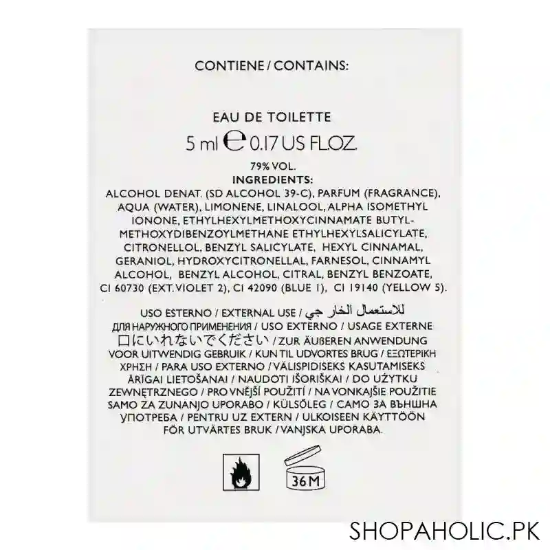 moschino fresh couture mini set eau de toilette 5ml + body lotion 25ml + shower gel, 25ml image4