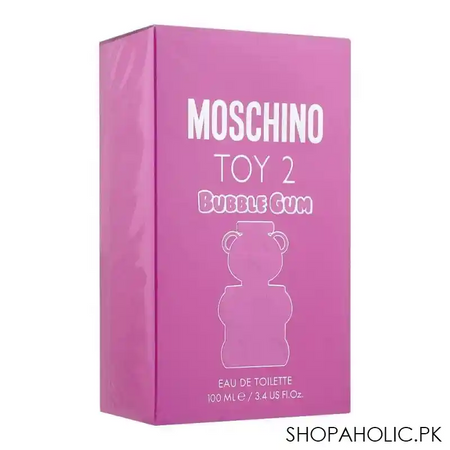 moschino toy 2 bubble gum eau de toilette, for women, 100ml main image
