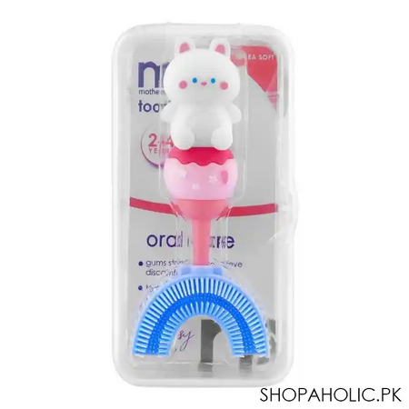 mothercare oral care 2 4 years toothbrush, pink, extra soft main image