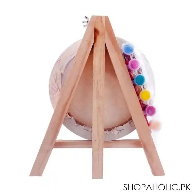 mr. art magic 100% pure cotton easel with round canvas, medium, white, 549 3913 image2