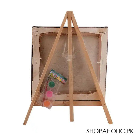 Mr. Art Magic 100% Pure Cotton Easel With Square Canvas, X-Small, Black, 551-3906 - Image 2