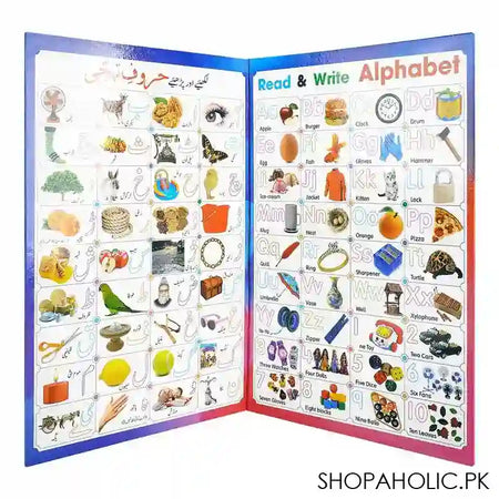 Mr.Art Magic Girls Educational Whiteboard With Marker, Best For Write & Wipe Practice, 502-9202 - Image 2