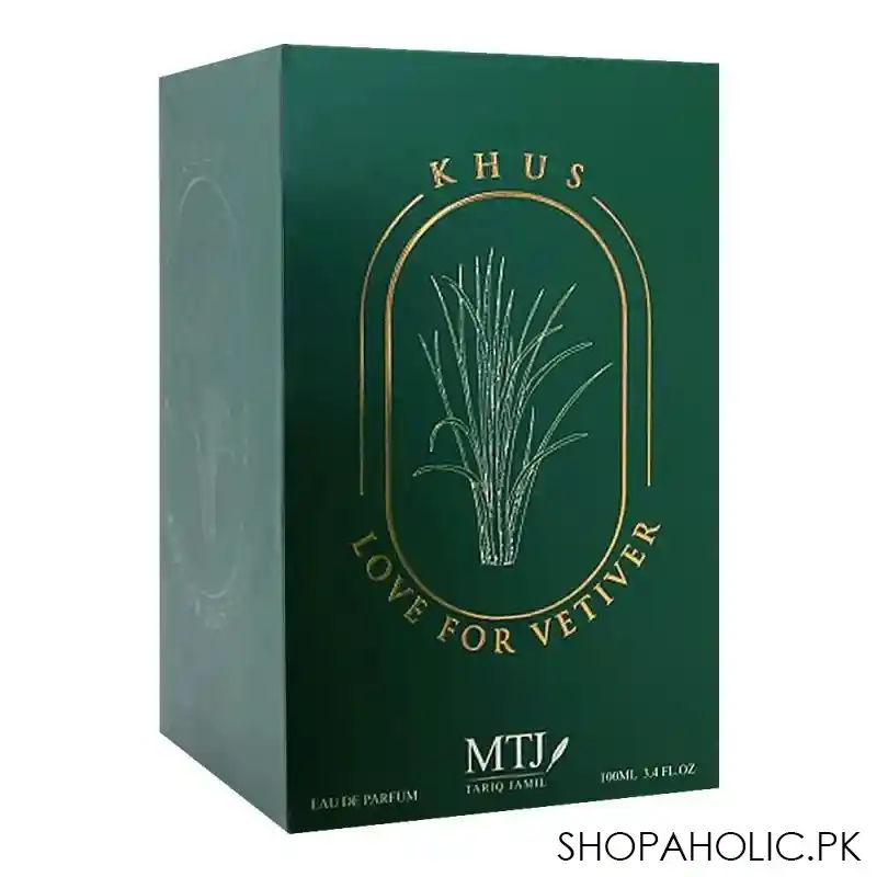 mtj tariq jamil khus love for vetiver eau de parfum, for women 100ml image2