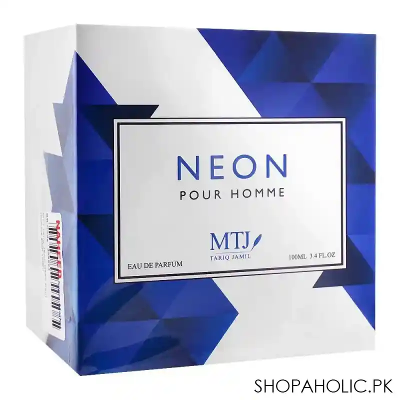 mtj tariq jamil neon pour homme eau de parfum, for men, 100ml image2