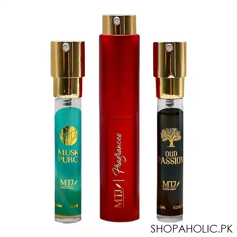 mtj tariq jamil the gold collection travel kit, for women, 3x 10ml main image