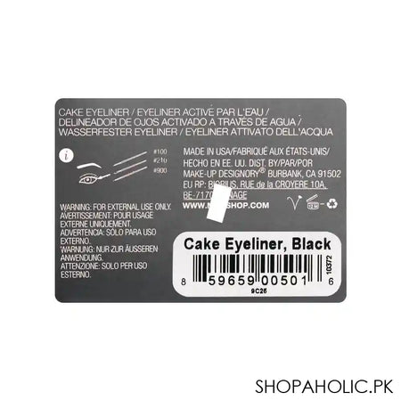 Mud Make-up Designory Cake Eyeliner Refill, Black - Image 2