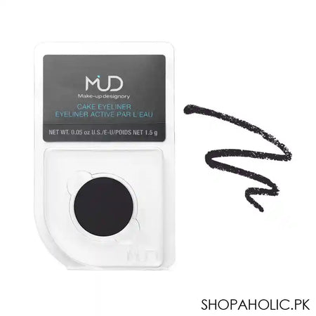 Mud Make-up Designory Cake Eyeliner Refill, Black - Main Image