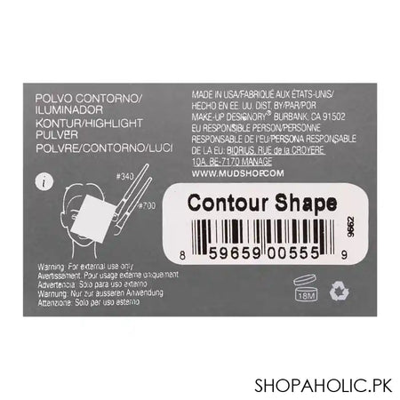 MUD Makeup Designory Contour & Highlighter Powder Refill, Shape - Image 2