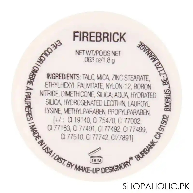 mud makeup designory eye color refill, firebrick image5