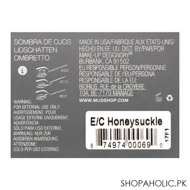 mud makeup designory eye color refill, honeysuckle image4