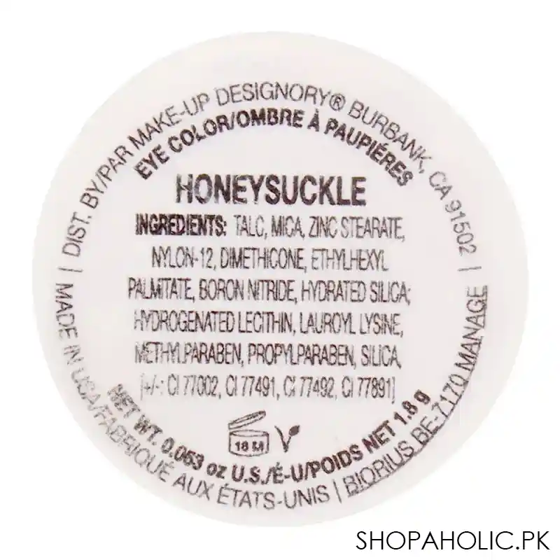 mud makeup designory eye color refill, honeysuckle image5