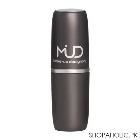 mud makeup designory satin lipstick, soleil image2
