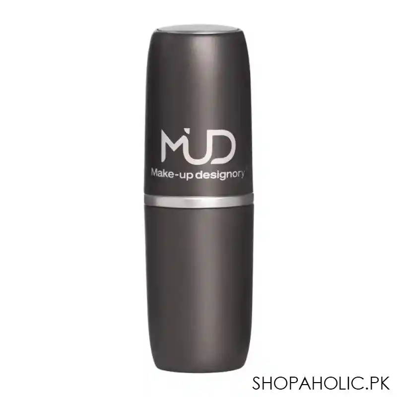 mud makeup designory satin lipstick, soleil image2