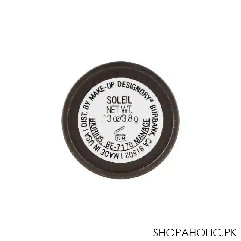 mud makeup designory satin lipstick, soleil image3