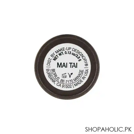 mud makeup designory sheer lipstick, mai tai image3