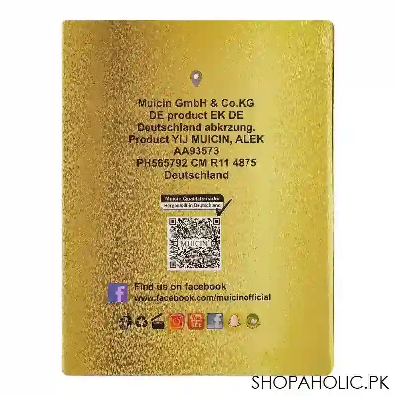 muicin 24k gold body scrub, for all skin types, 500g image2