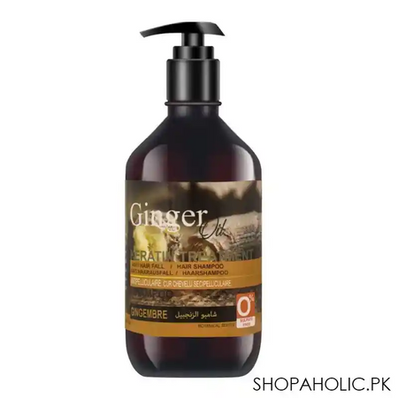 muicin ginger oil keratin treatment anti hair fall shampoo, 500ml main image