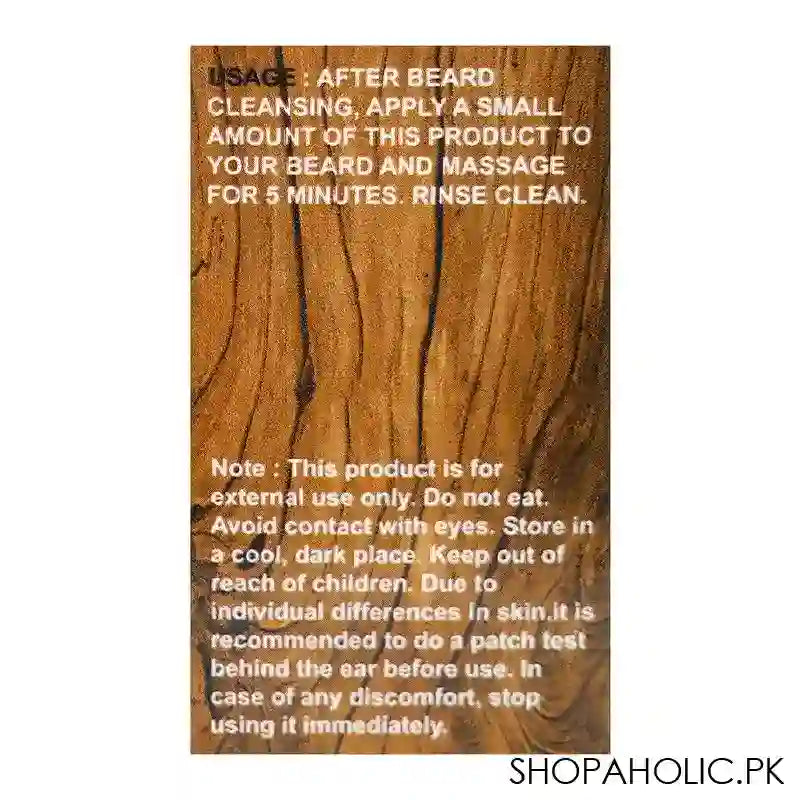 Muicin Hiar Growth Legendary Beard Oil With Conditioner, 60ml - Image 4