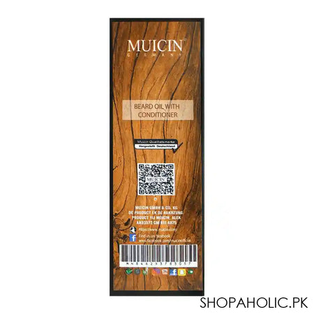 Muicin Hiar Growth Legendary Beard Oil With Conditioner, 60ml - Image 3