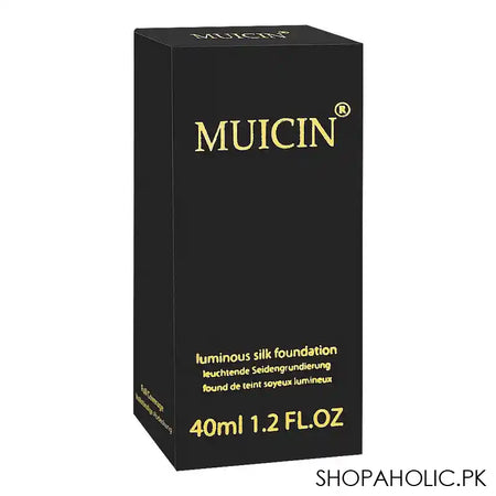 Muicin Luminious Silk Foundation, 200 Warm Ivory, 40ml - Main Image