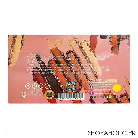 Muicin Matte Blusher Make Up Palette, 8-Pack - Image 2