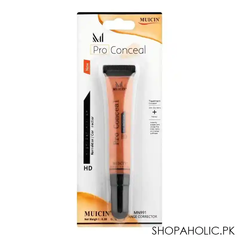 muicin pro conceal hd high definition corrector, orange image2