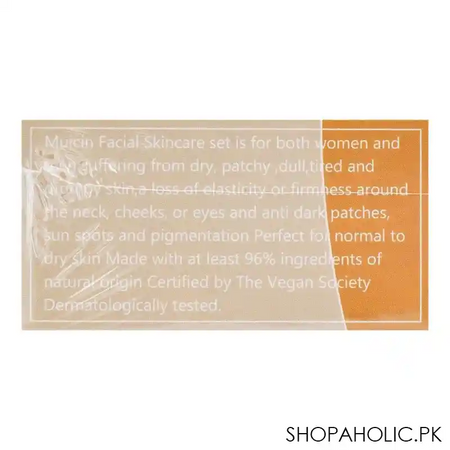 muicin rice extract fair & flawless anti aging skin care facial kit, for all skin types image2
