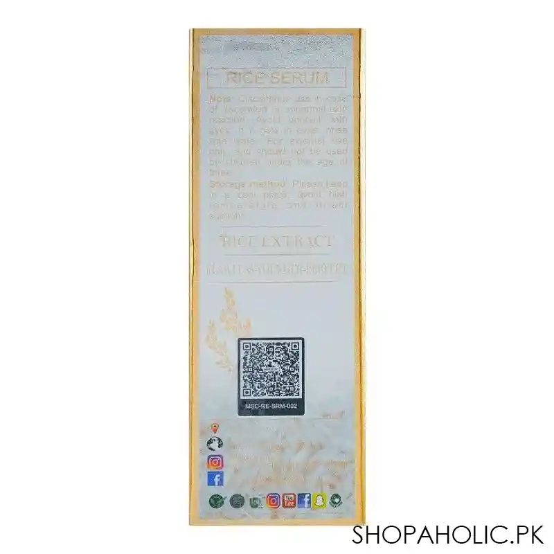 muicin rice fairer & flawless skin serum, for fairer & flawless skin, 30ml image2