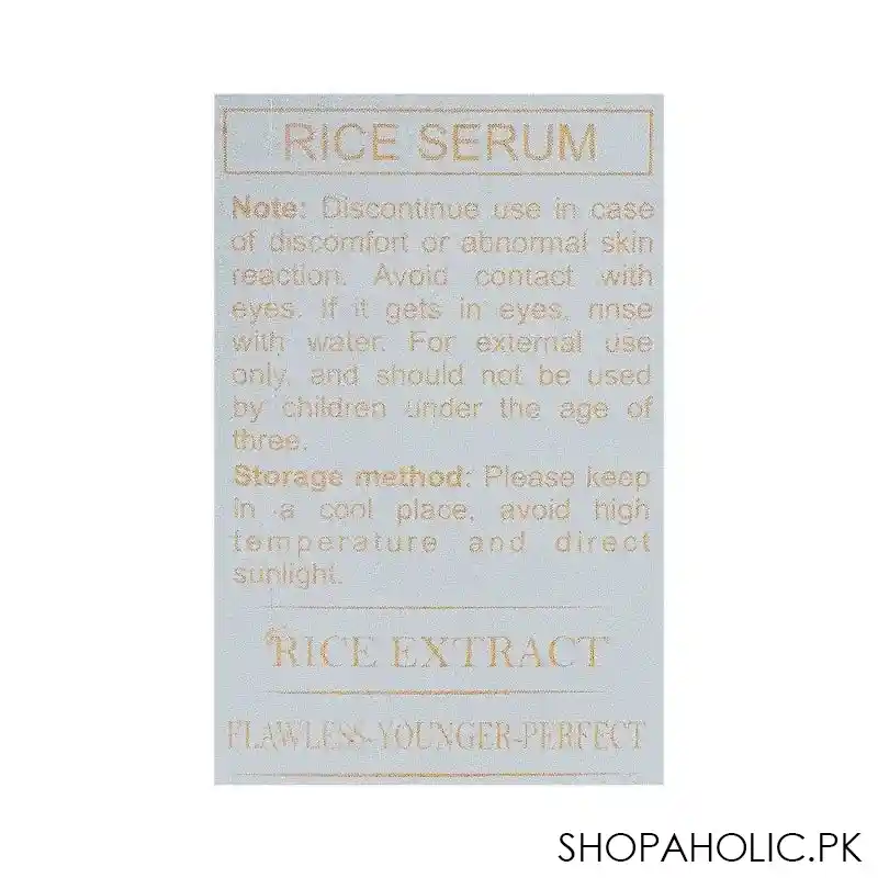 muicin rice fairer & flawless skin serum, for fairer & flawless skin, 30ml image3