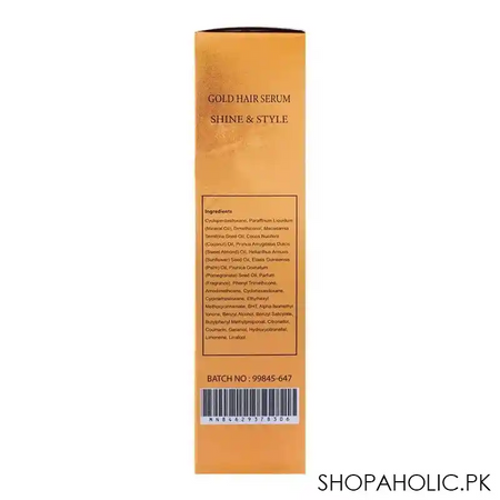muicin shine & style straightening keratin & protein hair serum, 50ml image3