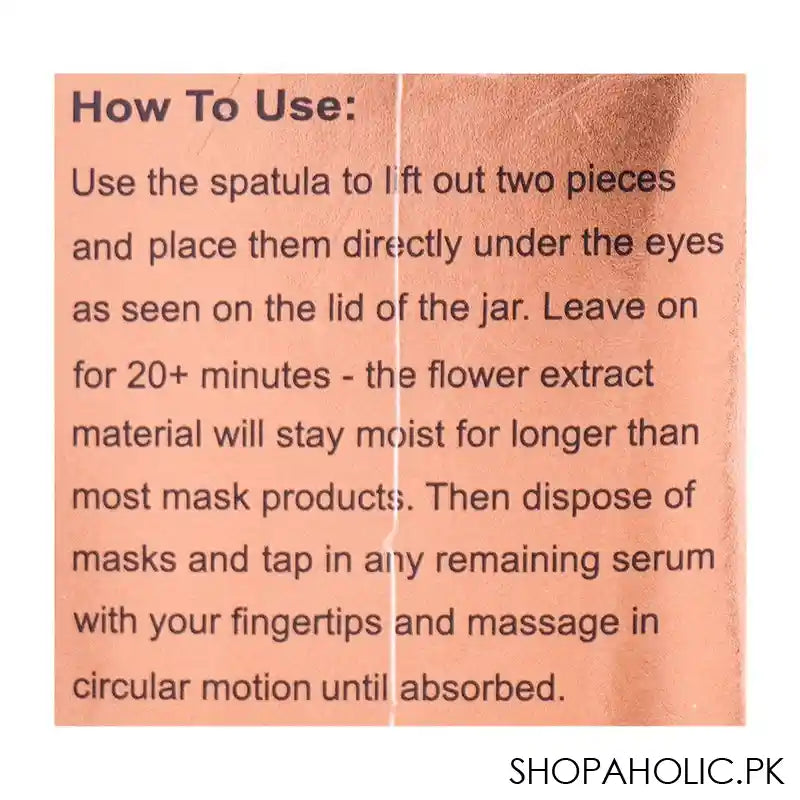Muicin Spot Away Dark Circles Eye Patch & Mask, 60-Pairs - Image 4