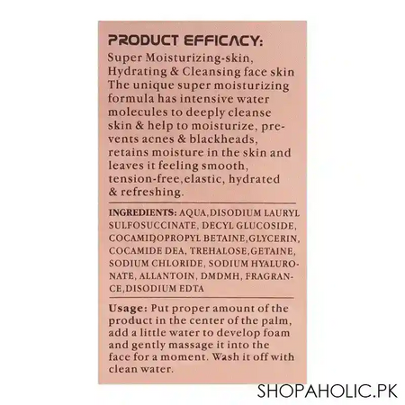 muicin v9 pinkish glow acne control spf 40 all skin type face wash, all skin types, 100g image3