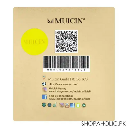 muicin vitamin c glow boosting waterproof whitening cc moisturizer cream, 50g image2