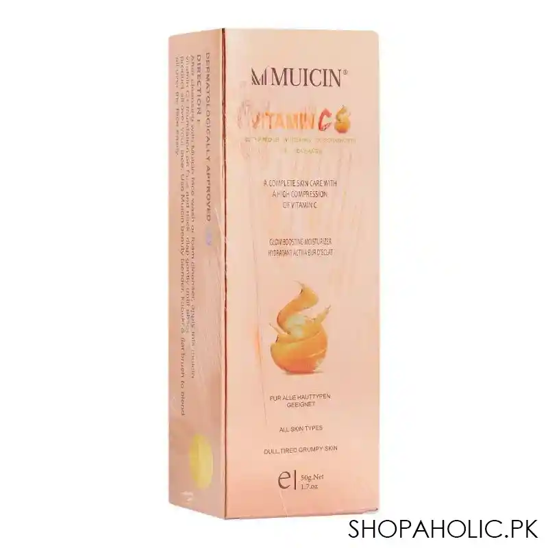 muicin vitamin c waterproof whitening cc foundation, all skin types, 50g main image
