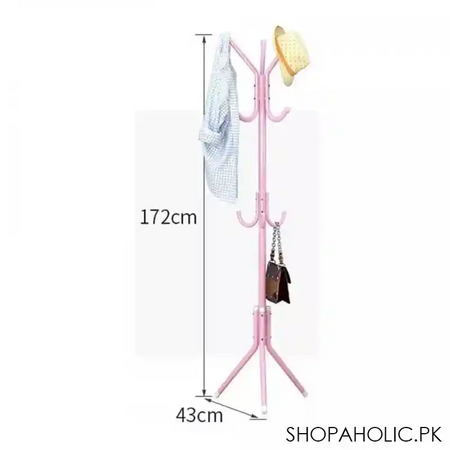 multi hook metal coat hat storage racks image5