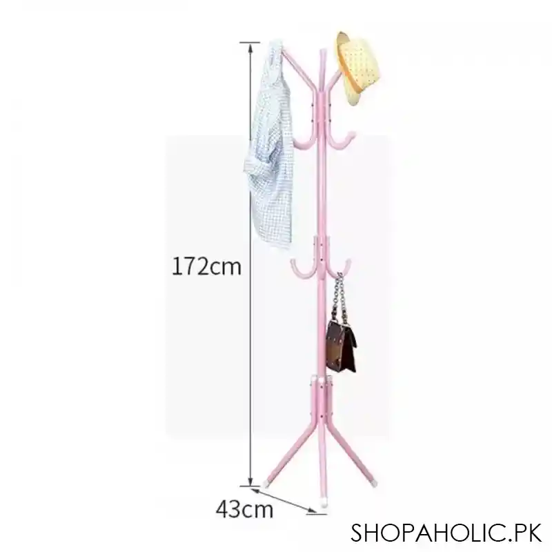 multi hook metal coat hat storage racks image5