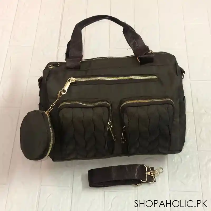 multi pockets hand bag image2