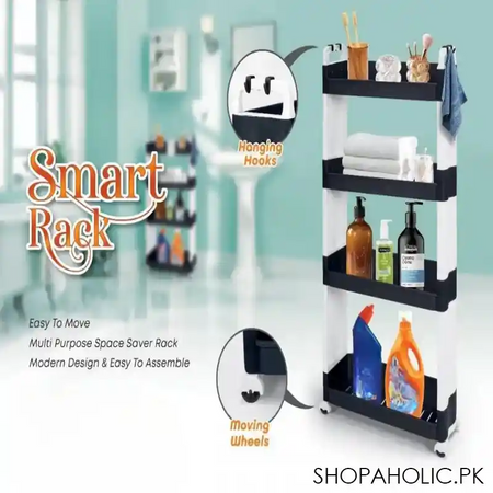 multi purpose kitchen storage rack image2