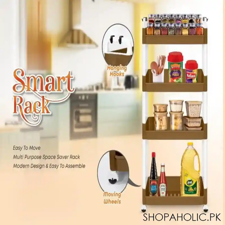 multi purpose kitchen storage rack main image