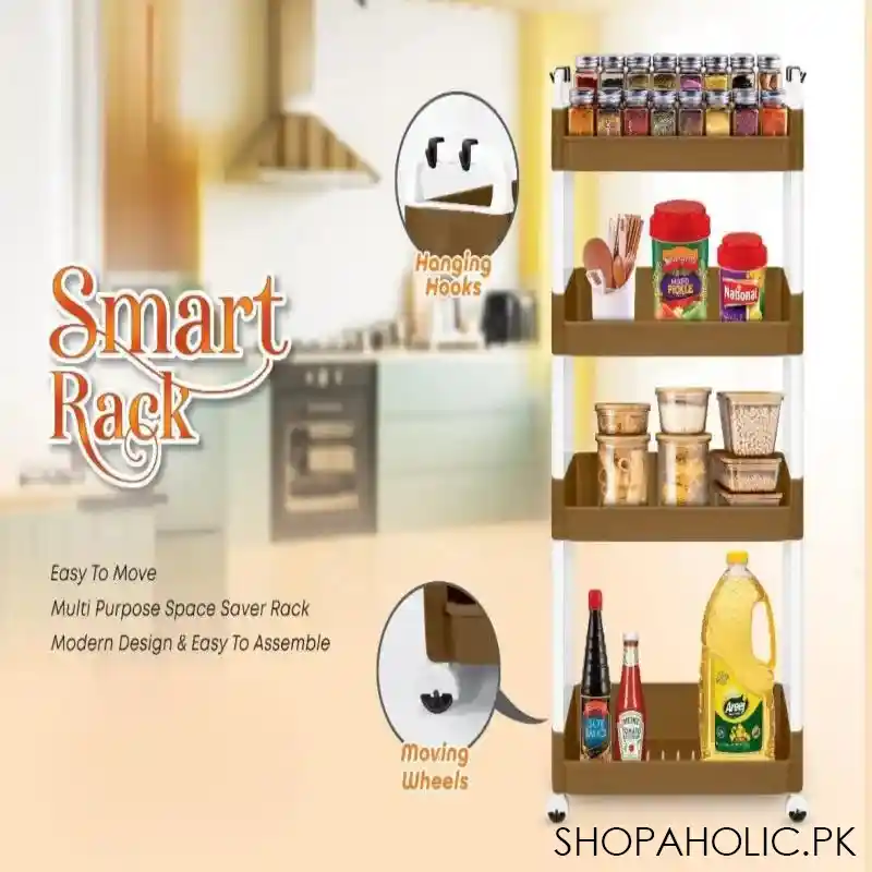 multi purpose kitchen storage rack main image