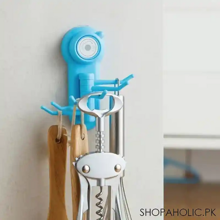 multi purpose wall suction 6 hook hanger image4