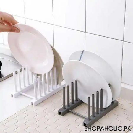 multifunction dish drainer storage rack image6