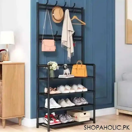 multifunctional coat & shoes rack main image