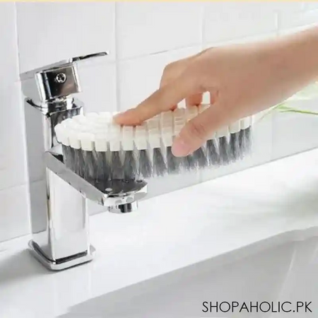 multifunctional flexible laundry cleaning brush image2